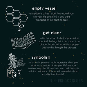 use this art therapy project as an empty vessel, to get clear, and as a symbol