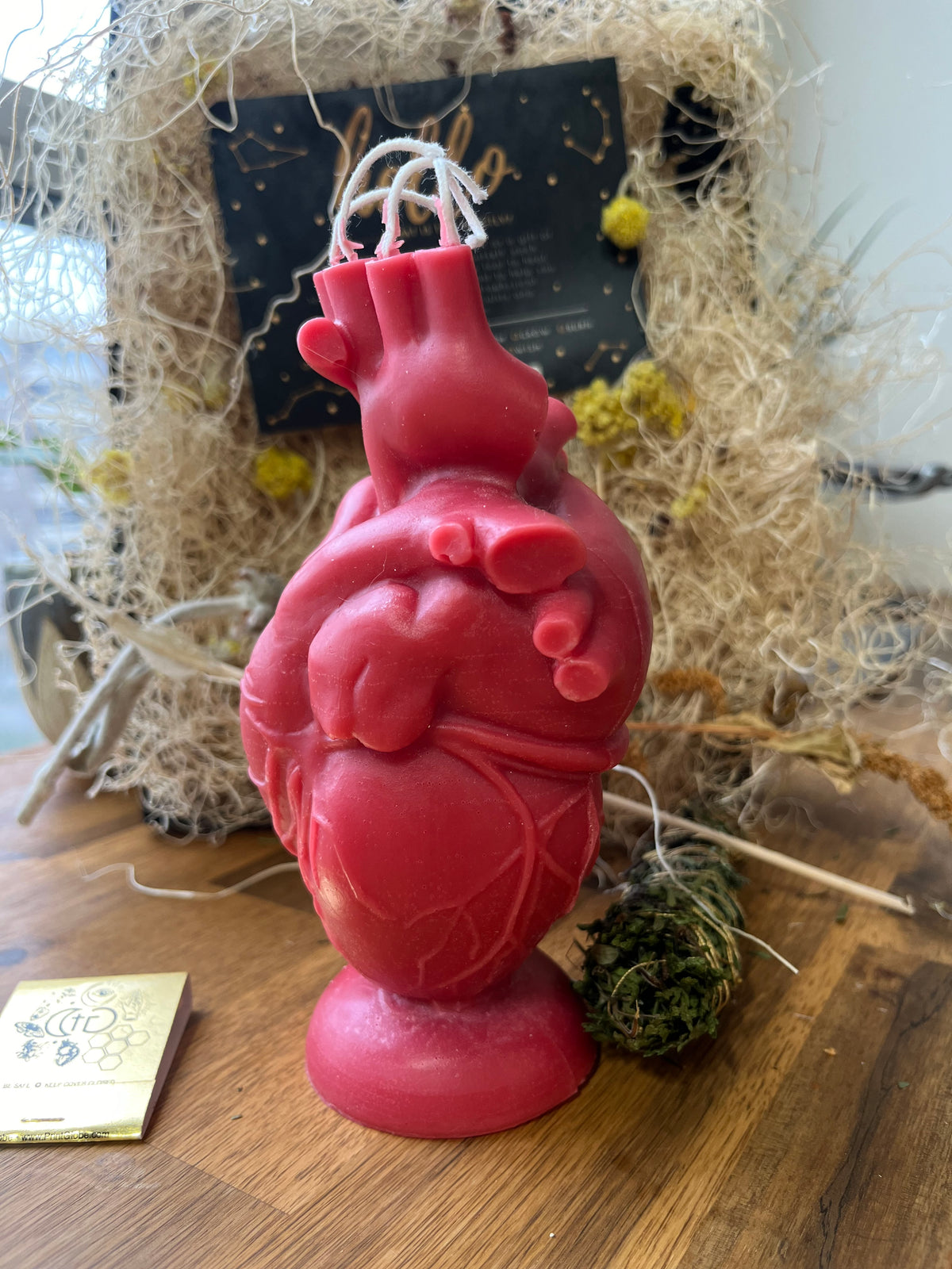 sacred heart candle