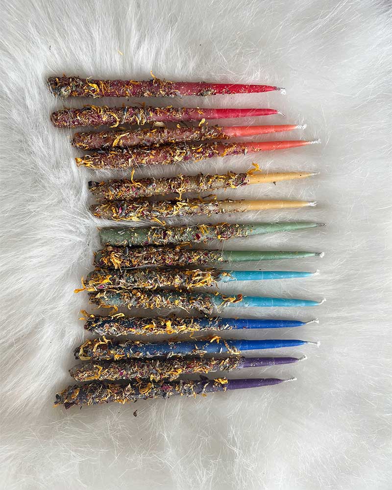 kaleidoscope ritual candles